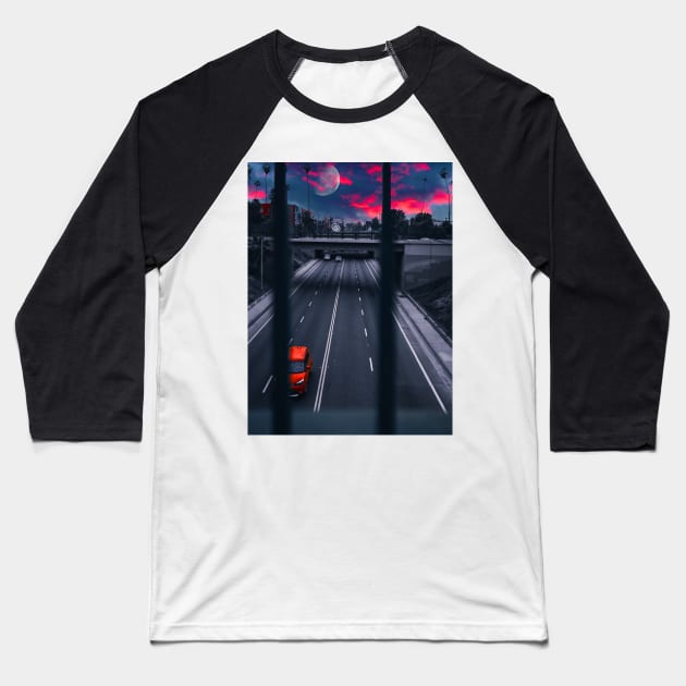 City Drive Baseball T-Shirt by Shaheen01